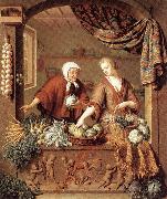 MIERIS, Willem van The Greengrocer USA oil painting reproduction